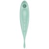 SATISFYER - TWIRLING PRO+ AIR PULSE STIMULATOR & VIBRATOR APP GREEN