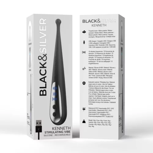 BLACK&SILVER - KENNETH STIMULATING VIBE