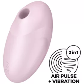   SATISFYER - VULVA LOVER 3 AIR PULSE STIMULATOR & VIBRATOR PINK