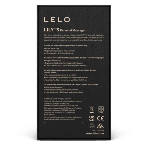 LELO - LILY 3 SZEMÉLYES MASSZÁZS - LILA