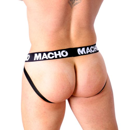 MACHO - MX25NC JOCK FEKETE BŐR S