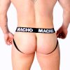 MACHO - MX25NC JOCK FEKETE BŐR M