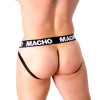 MACHO - MX25NC JOCK FEKETE BŐR XL