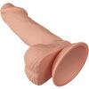 BAILE - BEAUTIFUL ENCOUNTER ZEBULON RUGALMAS, REALISTA DILDO 19,4 CM TERMÉSZETES