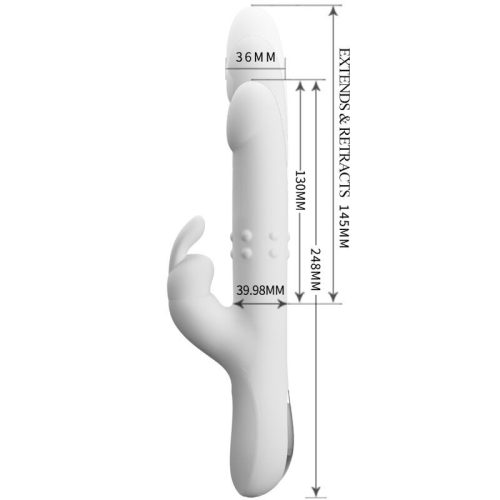 PRETTY LOVE - REESE VIBRÁTOR EZÜST FORGÁSSAL