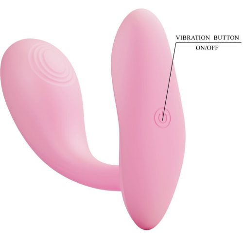 PRETTY LOVE - BAIRD G-SPOT 12 VIBRÁCIÓ FELTÖLTHETŐ RÓZSASZÍN ALKALMAZÁS