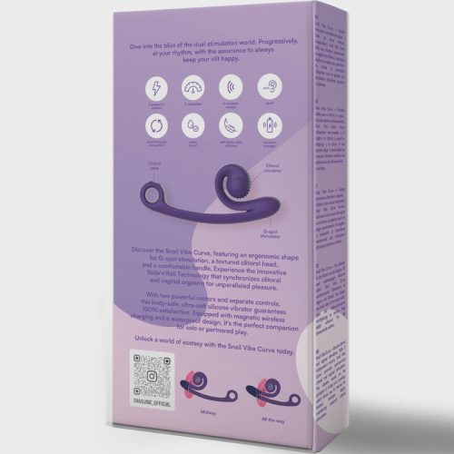 CSIGA HANGULAT - CURVE VIBRATOR LILA