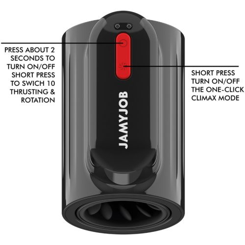 JAMYJOB – VORTEX TOLÓZÁS ÉS 360 FOKOS FORGATÁS TECHNOLÓGIAI TURBÓ MÓD MASZTURBÁTOR
