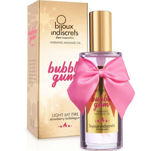 BIJOUX - INDISCRETS LIGHT MY FIRE MASSAGE OIL HEAT EFFECT GUMI FLAVOR