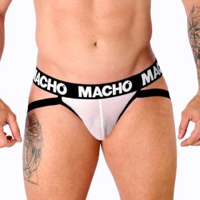 MACHO - MX26X1 JOCK GRID FEHÉR L