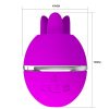 PRETTY LOVE - IKREK LABDA LILA KÖR ALAKÚ SZILIKON VIBRÁTOR
