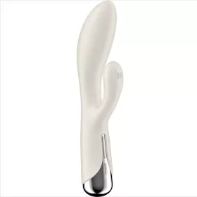   SATISFYER - SPINNING RABBIT 1 CLITORIS AND G-SPOT STIMULATION BEIGE