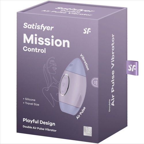 SATISFYER - KÜLDETÉSIRÁNYÍTÁSI LILAC KIS DUPLA IMPULZUSÚ VIBRÁTOR