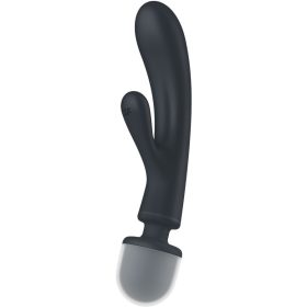   SATISFYER - TRIPLE LOVER NYÚL VIBRÁTOR MASSZÍROZÓ SZÜRKE