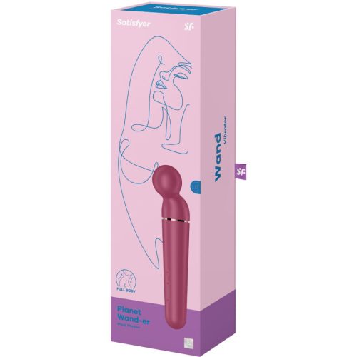 SATISFYER - PLANET WAND-ER VIBRÁTOR MASSZÍROZÓ BERRY