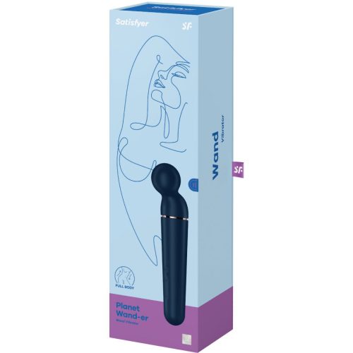 SATISFYER - PLANET WAND-ER VIBRÁTOR MASSZÍRÁTOR KÉK