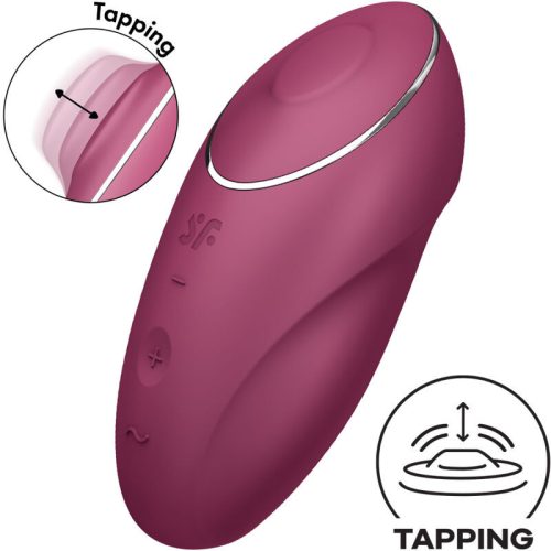 SATISFYER - TAP & CLIMAX 1 LAY-ON VIBRÁTOR PIROS