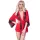 CHILIROSE - CR 4113 PEGNOIR RED L/XL
