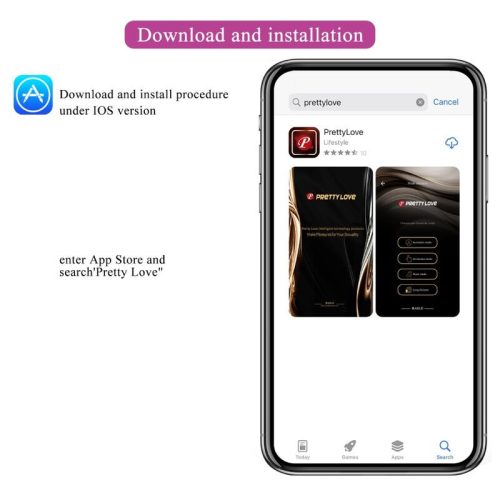 PRETTY LOVE - FISHERMAN APP VEZÉRELT REZGŐ TOJÁS LILA