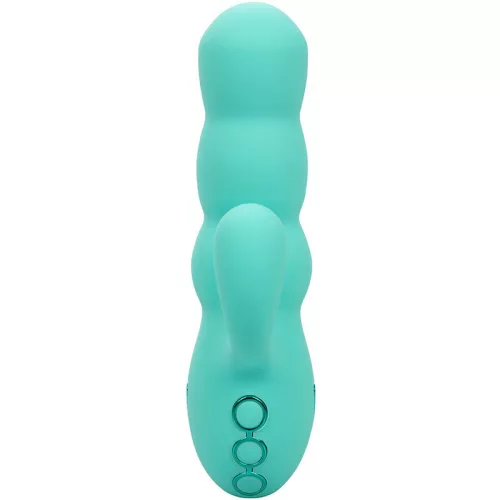 CALEXOTICS - DEL MAR DIVA VIBRATOR RABBIR AQUA GREEN BY CALIFORNIA DREAMING