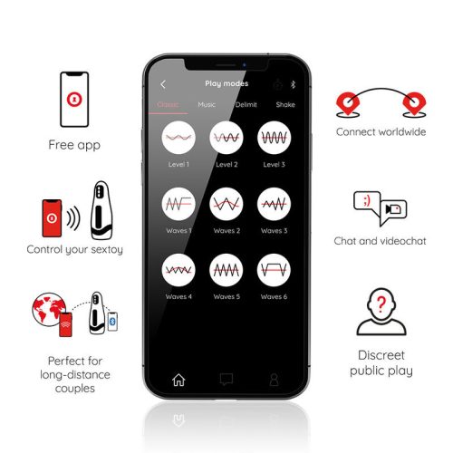 ONINDER – SZÖULI FELTÖLTHETŐ FÉRFI MASZTURBÁTOR 10 SEBESSÉG – INGYENES ALKALMAZÁS