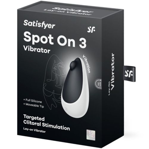 SATISFYER - SPOT A 3 CSIKLÓN STIMULÁTOR FEKETE