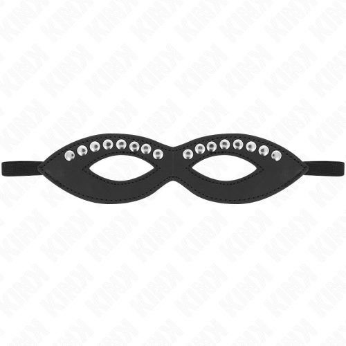 KINK - SZEMMASZK MINI SZEGECSEKKEL MODEL 1 20,5 x 5,5 CM