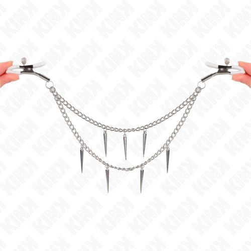 KINK - MELLBIMBÓK SZÖGES LÁNCOKKAL 30 CM