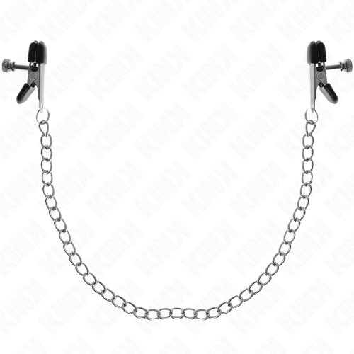 KINK - LAPOS LÁNC MELLBIMBÓ BILINCSEK EZÜST 34 CM