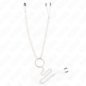   KINK - HÁROMSZÖGES MELLBIMBÓ ÉS CSIKLÓCSÍPÉS LÁNCCAL MODELL 1