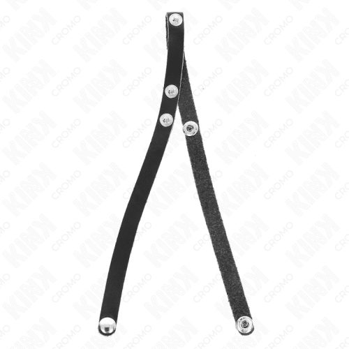 KINK - BŐR PÉNISZGYŰRŰ NYOMÁSZÁRÁSSAL 39 X 1 CM