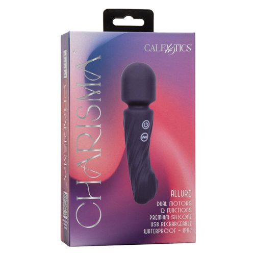 CALEXOTICS - CHARISMA ALLURE MASSAGER DUAL MOTORS 12 FUNKCIÓ 17,25 CM X 4,5 CM LILA