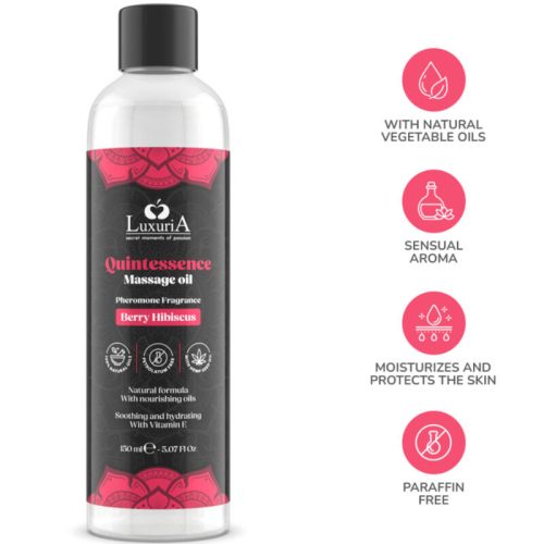 INTIMATELINE LUXURIA - MASSZÁZSOLAJ BOGYÓ 150 ML