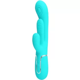   PRETTY LOVE - SHANIA TRIPLE RABBIT MULTIFUNCTION VIBRATOR 3 IN 1 BLUE