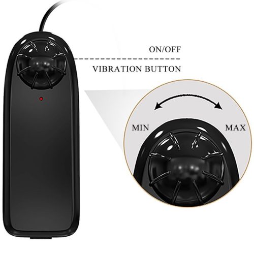 BAILE - BAHAMUT REALISTA VIBRÁTOR 21,8 CM-ES HÚS TÁVIRÁNYÍTÓ