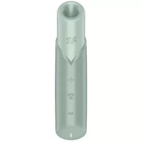 SATISFYER - NAUGHTY KISS WAVE CLITORIS STIMULATOR AQUAMARINE
