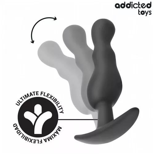 ADDICTED TOYS - SET OF 3 ANAL PLUG SILICONE MODEL 1
