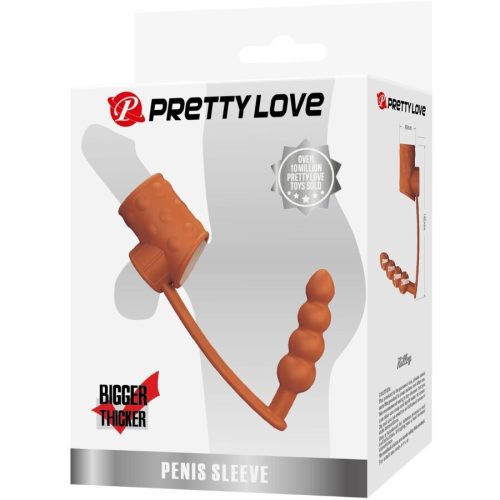 PRETTY LOVE - PÉNISZ HÜVELY TERMÉSZETES ANÁLIS DUGÓVAL