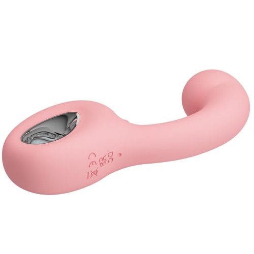 PRETTY LOVE - ERYNNYES G-SPOT VIBRÁTOR + CSLITORIS STIMULÁTOR 10 REZGÉS PINK