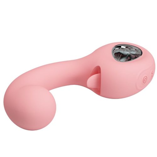 PRETTY LOVE - ERYNNYES G-SPOT VIBRÁTOR + CSLITORIS STIMULÁTOR 10 REZGÉS PINK