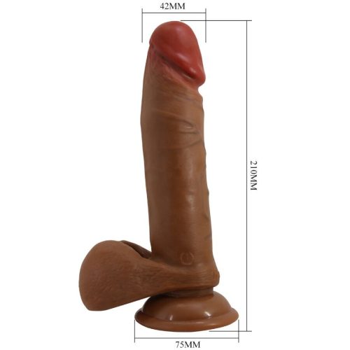 BAILE - ABEL REALISTA DILDO 21 CM MULATTO