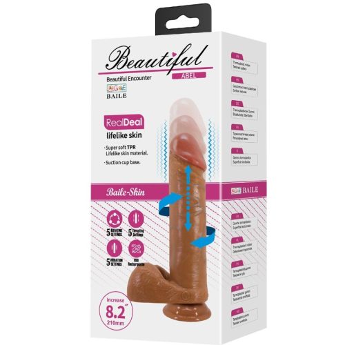 BAILE - ABEL REALISTA DILDO 21 CM MULATTO