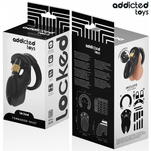 ADDICTED TOYS LOCKED - FORBIDDEN VAULT PENIS CAGE 10 CM