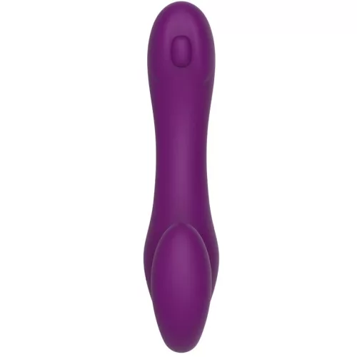 XOCOON - 2 IN 1 STRAPLESS STRAP-ON VIBRATOR WITH REMOTE CONTROL PURPLE