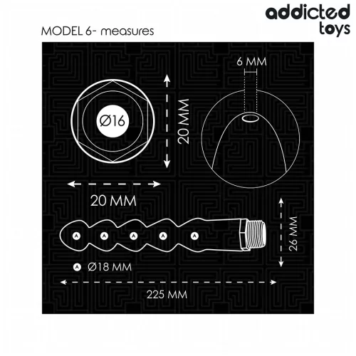 ADDICTED TOYS - ANAL CLEANER WITH UNIVERSAL ADAPTER MODEL 6