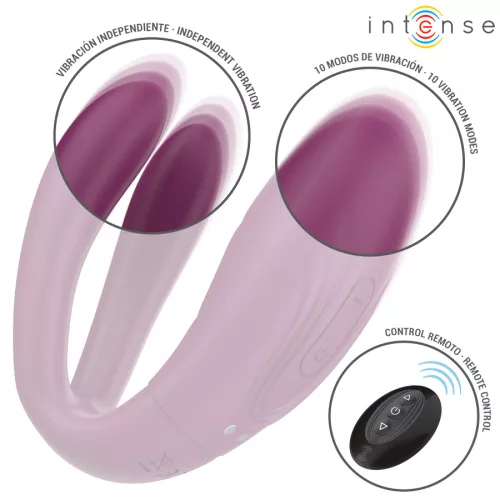 INTENSE - SANDRA TAPPING ÉS REZGŐ CLAMP STIMULÁTOR TÁVIRÁNYÍTÓ