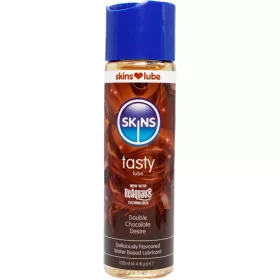 SKINS - TASTY WATER-BASED LUBRICANT DOUBLE CHOCOLATE 130 ML
