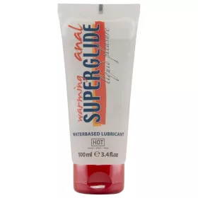   HOT - ANAL SUPERGLIDE WARMING LIQUID PLEASURE WATERBASED LUBRICANT 100 ML