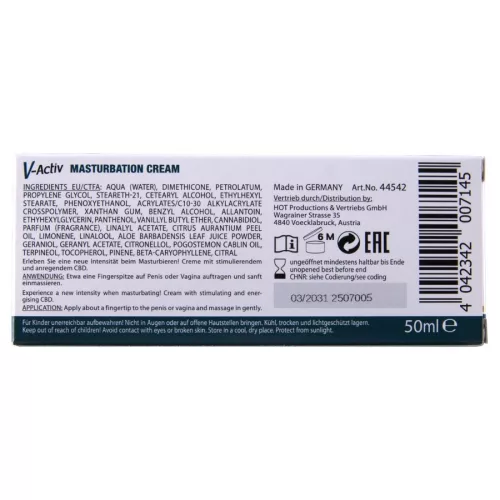 HOT - MASTURBATIONSCREME MIT CBD - UNISEX 100ML