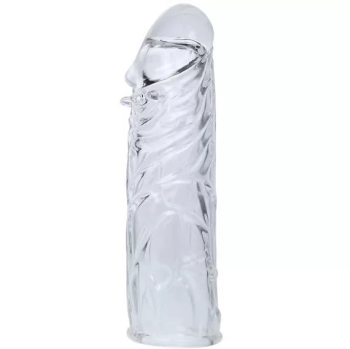 BAILE - PINK STIMULATING SILICONE PENIS COVER 13 CM